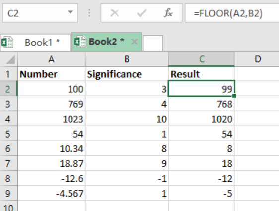 Excel Formula How To Use The Floor Function Excelchat